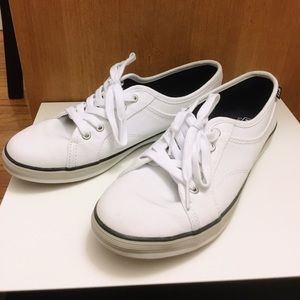 New Never Worn Keds White Coursa Canvas Sneakers